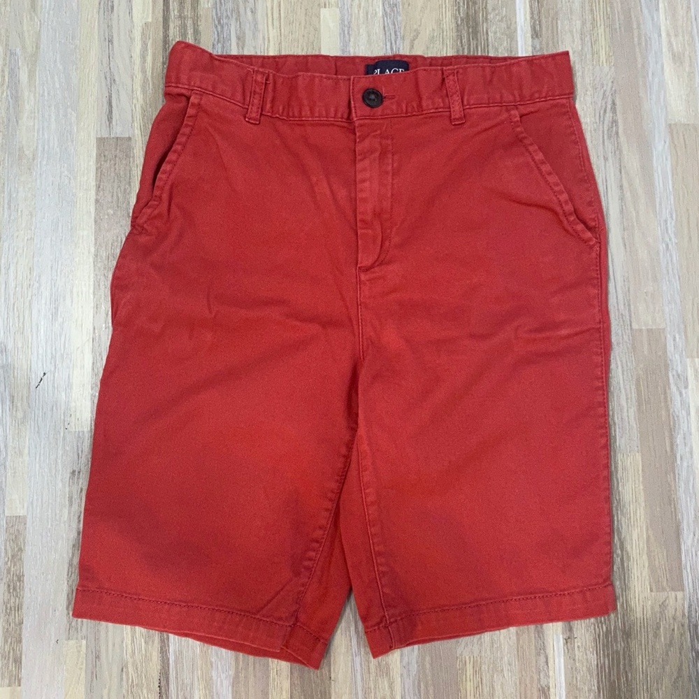 Place Flat Front Boys or Girls Red Shorts